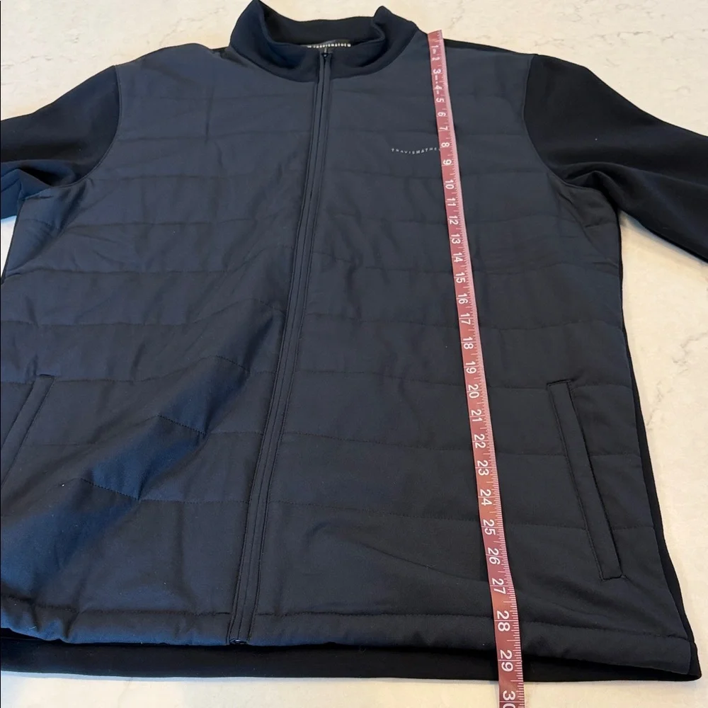 Travis Matthew‎ Point Of Sail Men's Black Quilted Jacket Size Large